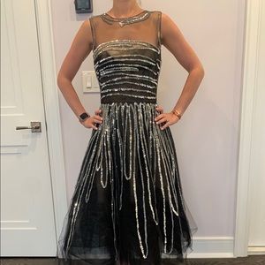 Evening dress in black